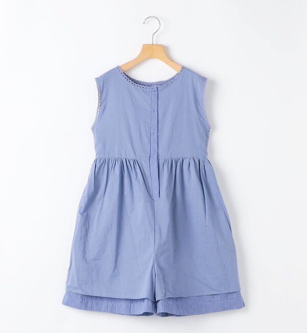 SHIPS KIDS「SHIPS KIDS:140～150cm / エンブロイダリー サロペット」|オールインワン|