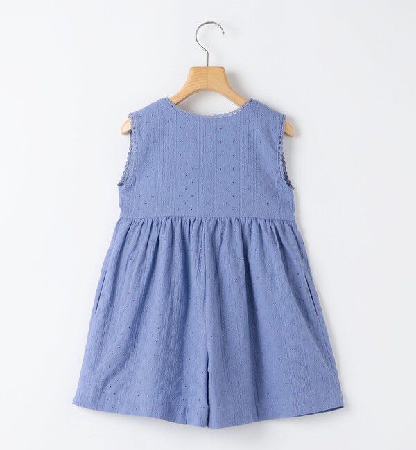 SHIPS KIDS「SHIPS KIDS:100～130cm / エンブロイダリー サロペット」|オールインワン|