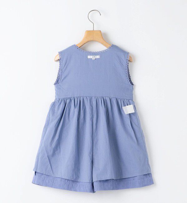 SHIPS KIDS「SHIPS KIDS:100～130cm / エンブロイダリー サロペット」|オールインワン|