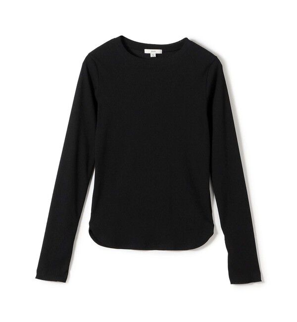 SHIPS for women「〈手洗い可能〉ドライ テレコ リブ クルーネック プルオーバー」|Tシャツ・カットソー|