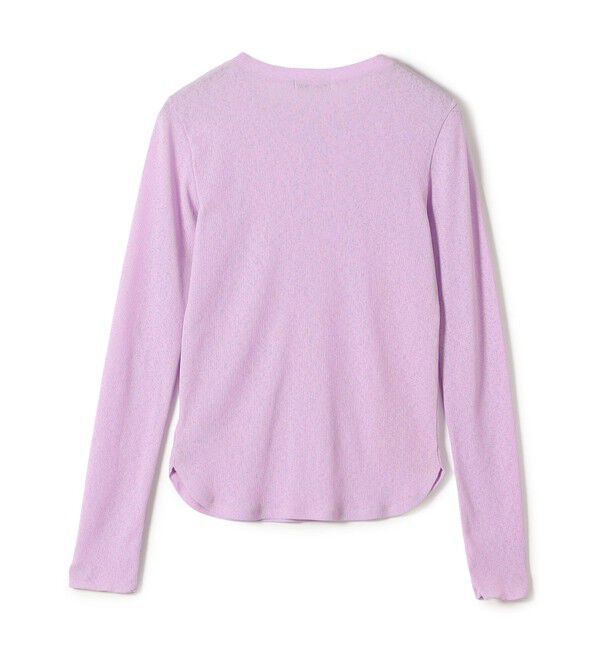 SHIPS for women「〈手洗い可能〉ドライ テレコ リブ クルーネック プルオーバー」|Tシャツ・カットソー|