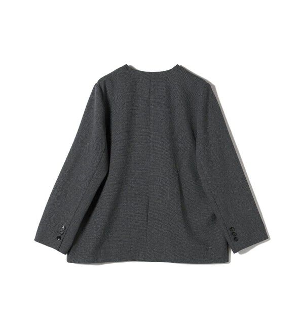 SHIPS Colors 「SHIPS Colors:〈手洗い可能〉杢 ノーカラー オーバー ジャケット（セットアップ対応可能）◇」|ノーカラージャケット|