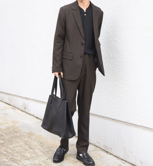 SHIPS any「〈撥水/手洗い可能〉CALNAVA(R) オールシーズン セットアップ ジャケット & イージーパンツ◆」|スーツ|