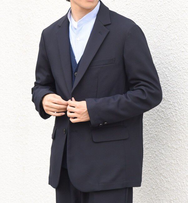 SHIPS any「〈撥水/手洗い可能〉CALNAVA(R) オールシーズン セットアップ ジャケット & イージーパンツ◆」|スーツ|