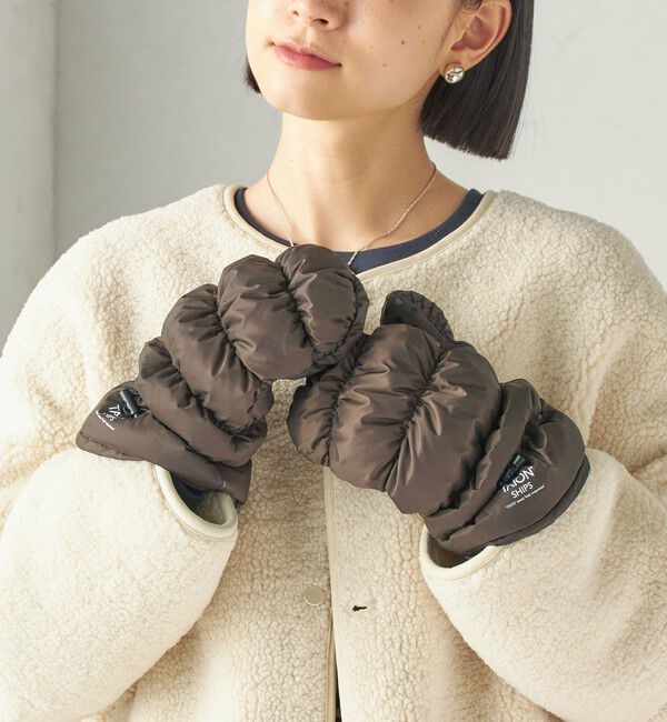 SHIPS for women「《予約》【SHIPS別注】TAION:〈手洗い可能〉SHIRRING MITTEN」|手袋|