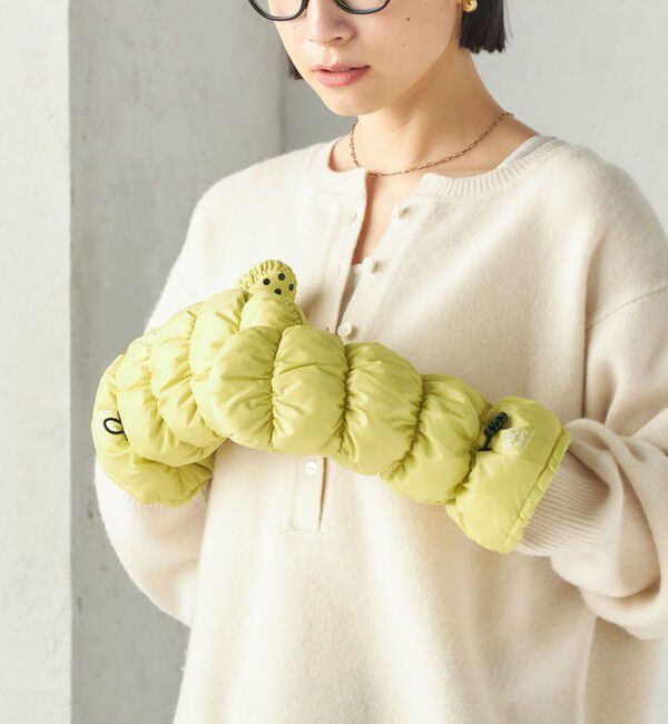 SHIPS for women「《予約》【SHIPS別注】TAION:〈手洗い可能〉SHIRRING MITTEN」|手袋|