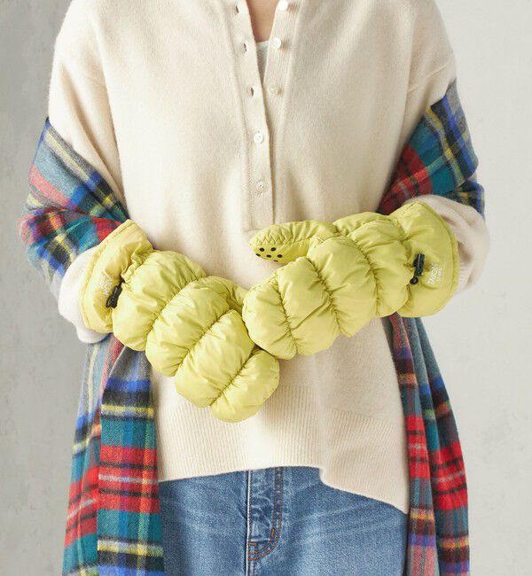 SHIPS for women「《予約》【SHIPS別注】TAION:〈手洗い可能〉SHIRRING MITTEN」|手袋|