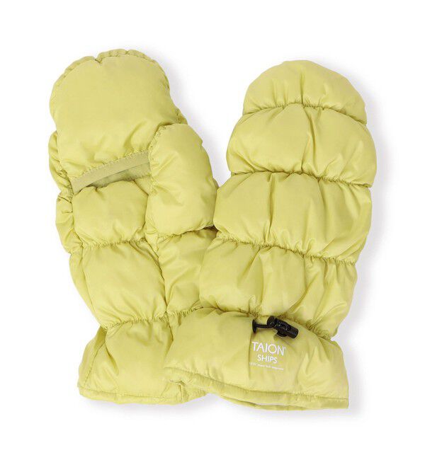 SHIPS for women「《予約》【SHIPS別注】TAION:〈手洗い可能〉SHIRRING MITTEN」|手袋|