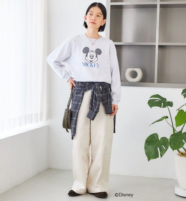 SHIPS for women「《予約》【SHIPS別注】GOOD ROCK SPEED: 〈洗濯機可能〉MICKY / LOGO SWEAT」|スウェット・ジャージ|