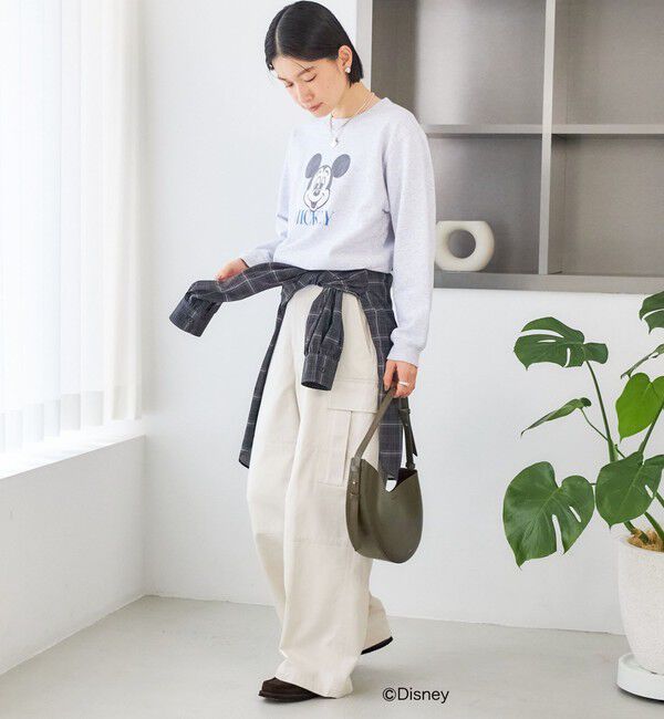 SHIPS for women「《予約》【SHIPS別注】GOOD ROCK SPEED: 〈洗濯機可能〉MICKY / LOGO SWEAT」|スウェット・ジャージ|