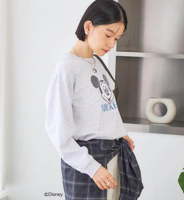 SHIPS for women「《予約》【SHIPS別注】GOOD ROCK SPEED: 〈洗濯機可能〉MICKY / LOGO SWEAT」|スウェット・ジャージ|