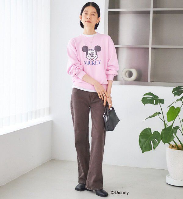 SHIPS for women「《予約》【SHIPS別注】GOOD ROCK SPEED: 〈洗濯機可能〉MICKY / LOGO SWEAT」|スウェット・ジャージ|