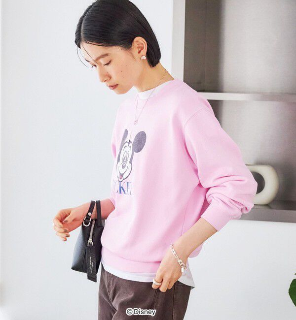 SHIPS for women「《予約》【SHIPS別注】GOOD ROCK SPEED: 〈洗濯機可能〉MICKY / LOGO SWEAT」|スウェット・ジャージ|