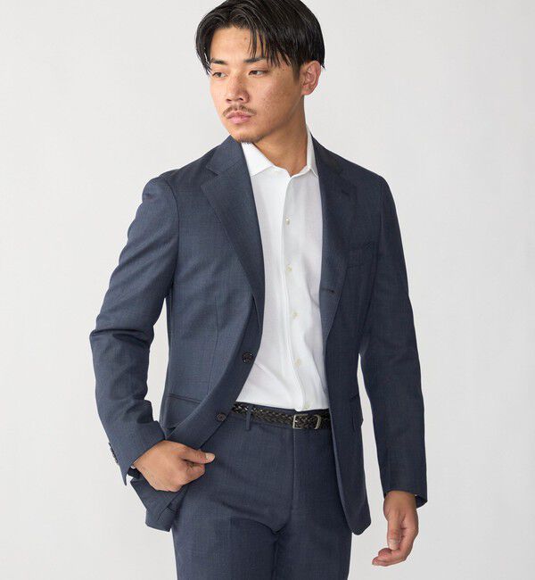 SHIPS「 MADE IN JAPAN ホワイト ジャージー ワンピースカラー シャツ」|シャツ・ブラウス|