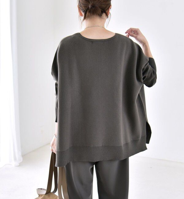 quaranciel「《予約》〈洗濯機可能〉ボートネック ワイド ニット プルオーバー 26AW」|ニット・セーター|