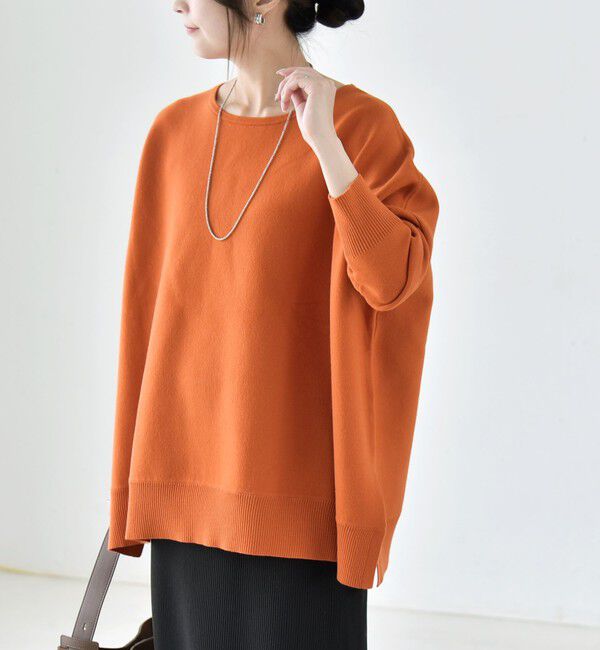 quaranciel「《予約》〈洗濯機可能〉ボートネック ワイド ニット プルオーバー 26AW」|ニット・セーター|