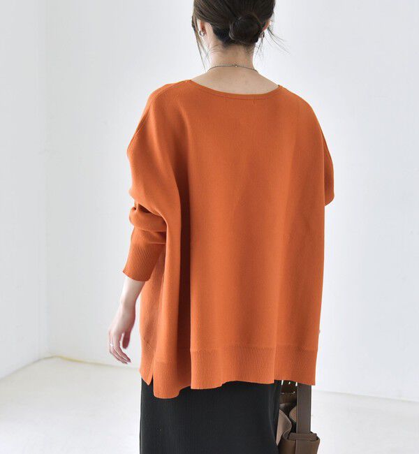 quaranciel「《予約》〈洗濯機可能〉ボートネック ワイド ニット プルオーバー 26AW」|ニット・セーター|