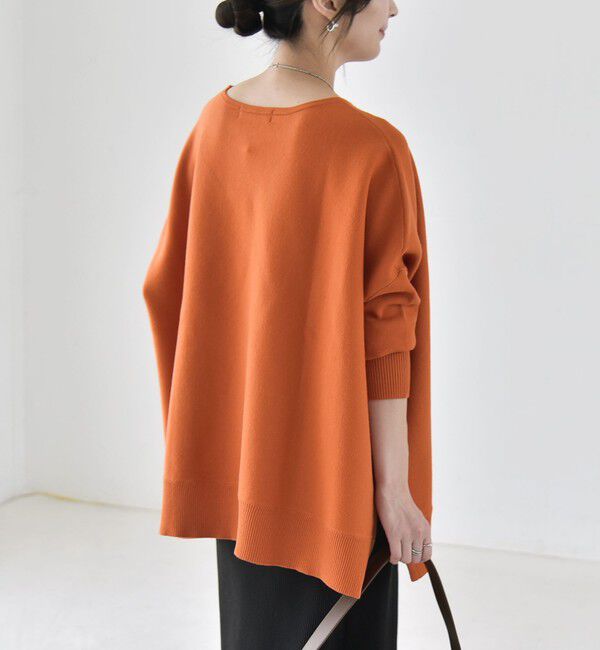 quaranciel「《予約》〈洗濯機可能〉ボートネック ワイド ニット プルオーバー 26AW」|ニット・セーター|
