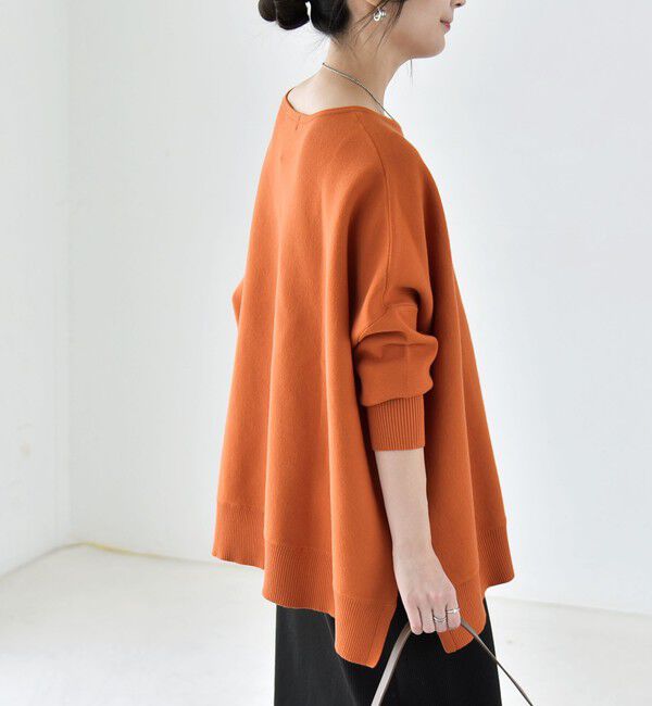 quaranciel「《予約》〈洗濯機可能〉ボートネック ワイド ニット プルオーバー 26AW」|ニット・セーター|