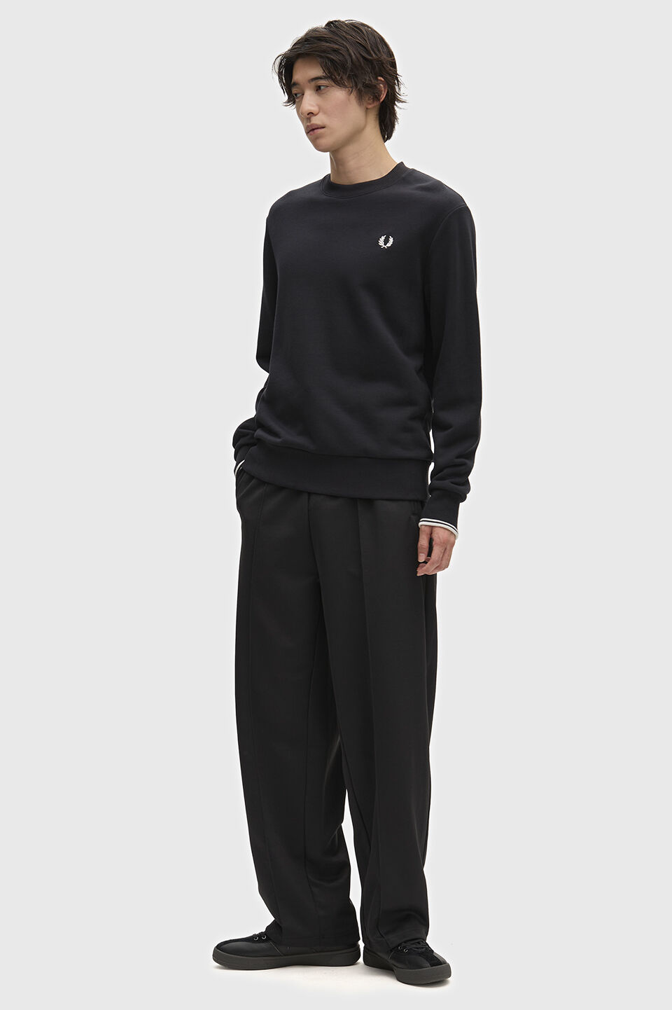 FRED PERRY 「FRED PERRY／Crew Neck Sweatshirt／フレッドペリースウェットシャツ」|Tシャツ・カットソー|
