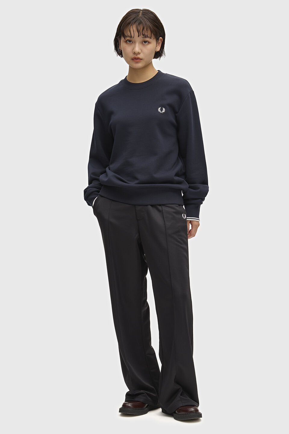 FRED PERRY 「FRED PERRY／Crew Neck Sweatshirt／フレッドペリースウェットシャツ」|Tシャツ・カットソー|