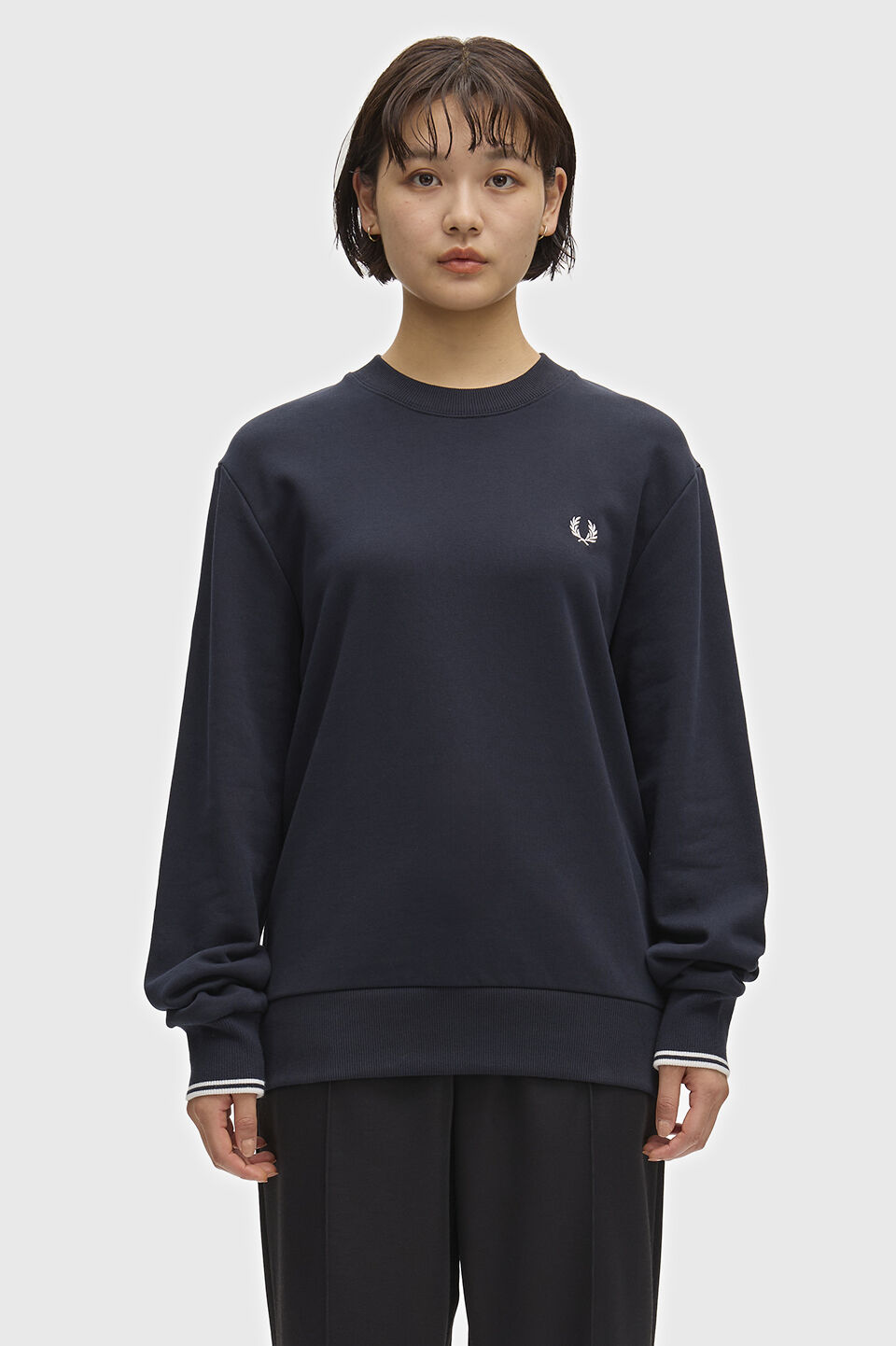 FRED PERRY 「FRED PERRY／Crew Neck Sweatshirt／フレッドペリースウェットシャツ」|Tシャツ・カットソー|