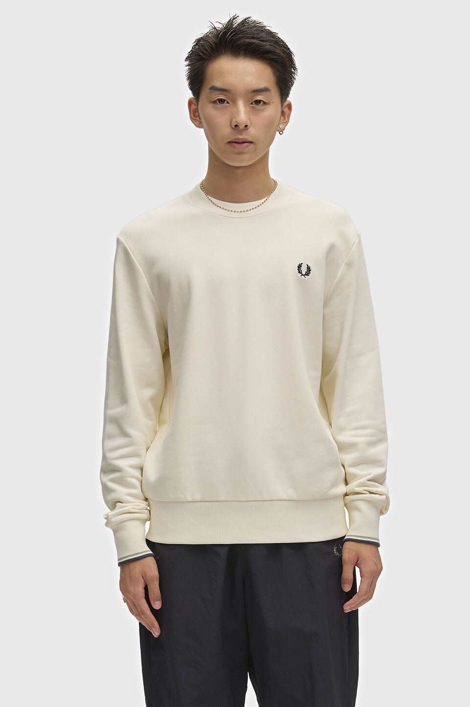 FRED PERRY 「FRED PERRY／Crew Neck Sweatshirt／フレッドペリースウェットシャツ」|Tシャツ・カットソー|