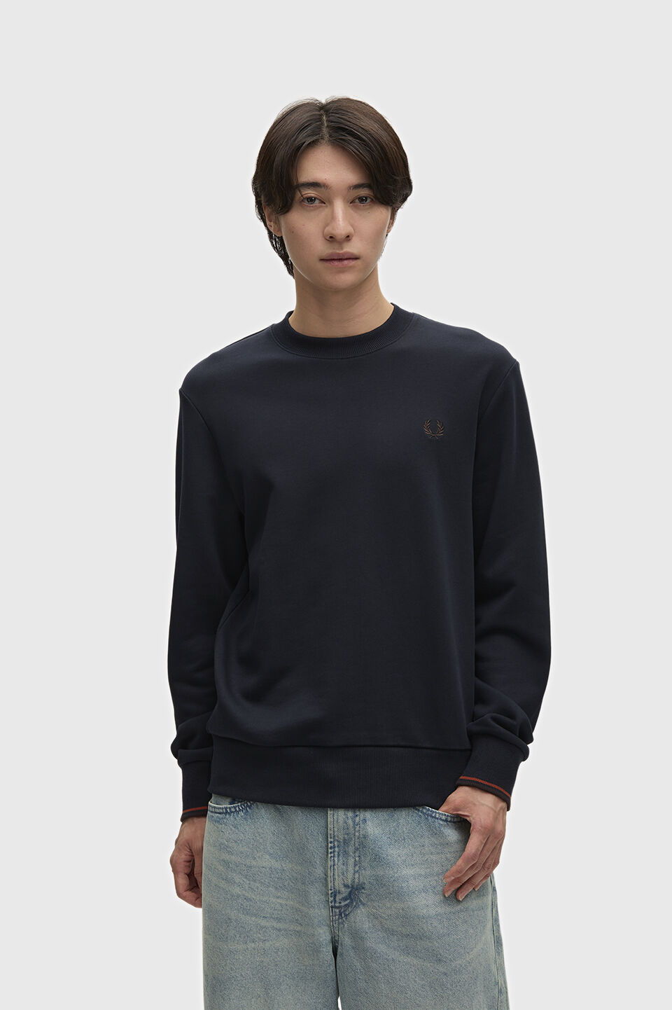 FRED PERRY 「FRED PERRY／Crew Neck Sweatshirt／フレッドペリースウェットシャツ」|Tシャツ・カットソー|