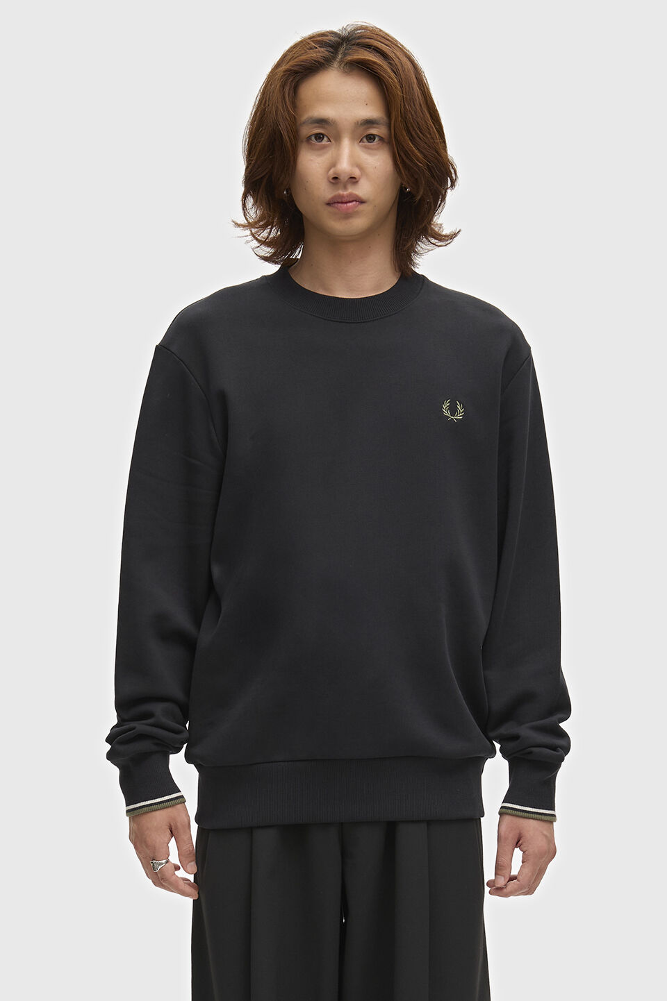 FRED PERRY 「FRED PERRY／Crew Neck Sweatshirt／フレッドペリースウェットシャツ」|Tシャツ・カットソー|