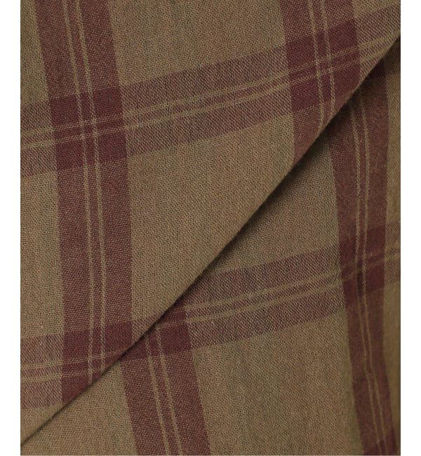 OUTDOOR PRODUCTS Usual Things「PLAIDパターンイージーワイドパンツ セットアップ対応」|スラックス|
