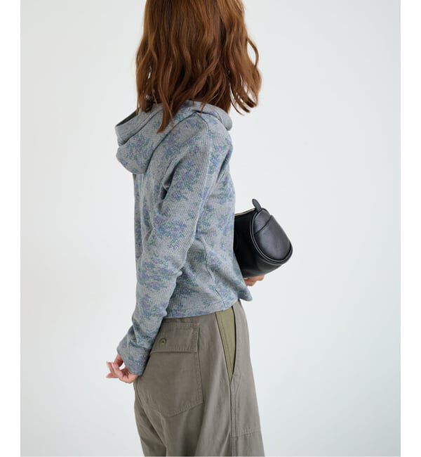OUTDOOR PRODUCTS Usual Things「miller ex flower waffle hoody CD」|カーディガン|