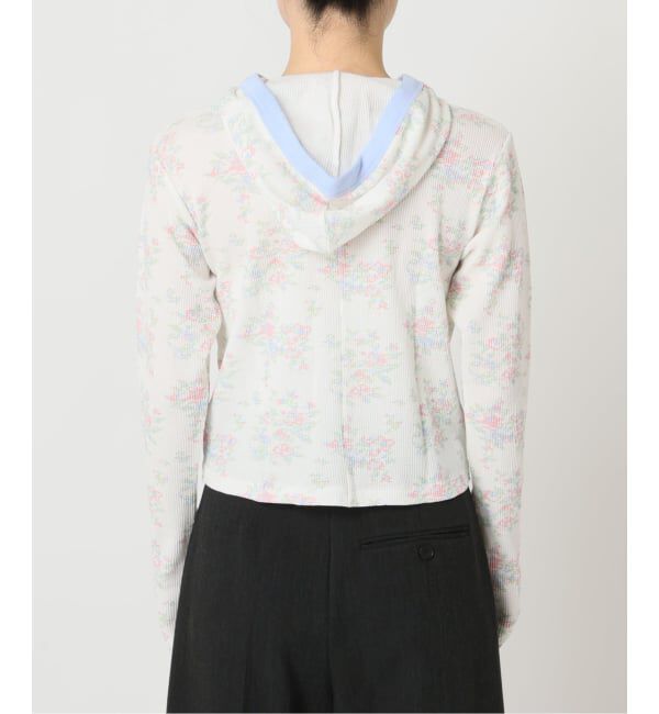 OUTDOOR PRODUCTS Usual Things「miller ex flower waffle hoody CD」|カーディガン|