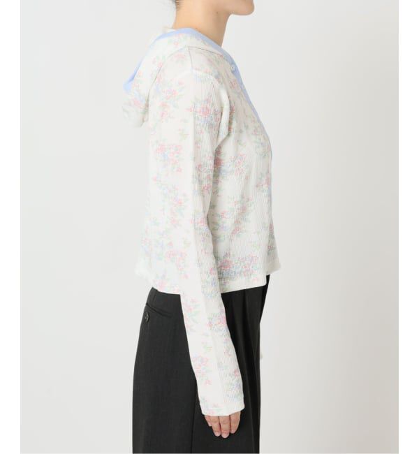 OUTDOOR PRODUCTS Usual Things「miller ex flower waffle hoody CD」|カーディガン|