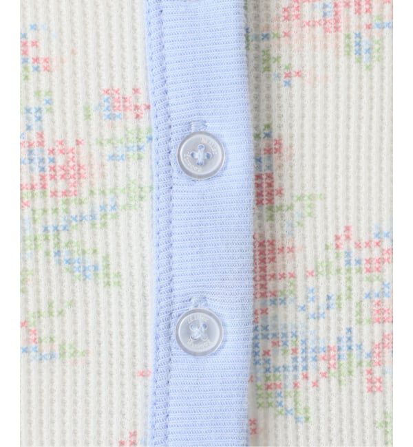 OUTDOOR PRODUCTS Usual Things「miller ex flower waffle hoody CD」|カーディガン|