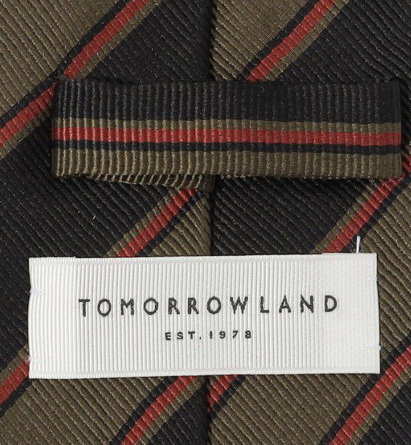 TOMORROWLAND GOODS「TOMORROWLAND シルクジャガード レジメンタルストライプネクタイ」|ネクタイ・蝶ネクタイ|