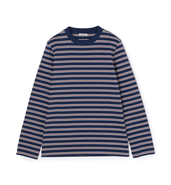 Edition「edition pourell コンパクトコットン ボーダープルオーバー」|Tシャツ・カットソー|68 ネイビー系