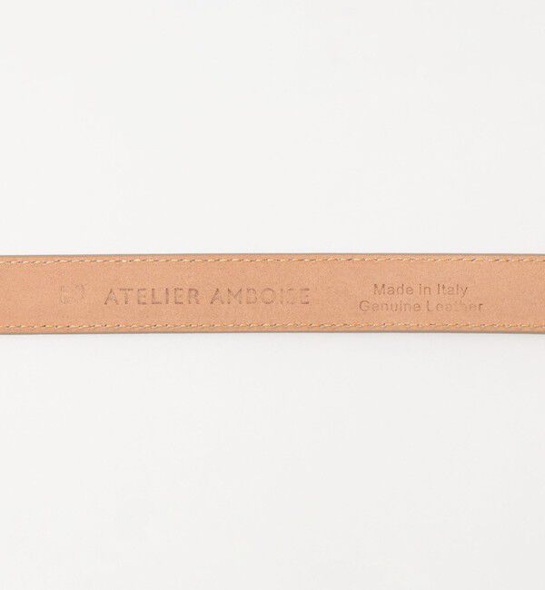 TOMORROWLAND GOODS「ATELIER AMBOISE ゴールド バックル レザーベルト」|ベルト|