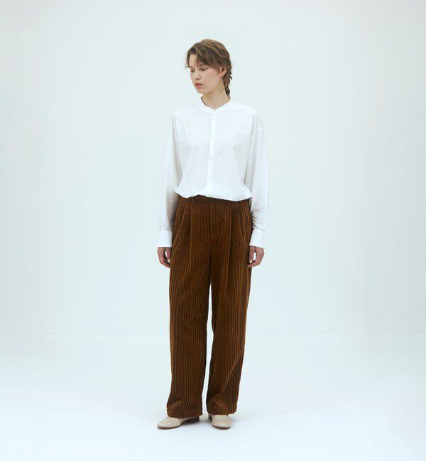 GALERIE VIE「コットンデュオコーデュロイ 2タックパンツ」|その他|