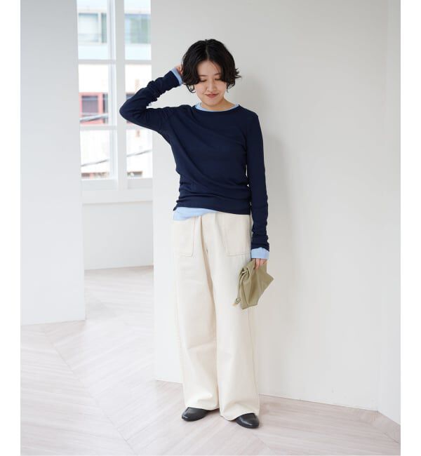 EMILYWEEK「《追加12/新色あり》パウダリーコットンプルオーバー」|Tシャツ・カットソー|