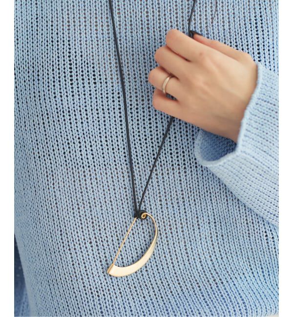 Plage「《追加》JAMIRAY / ジャミレイ MODERN CURVE PIN ネックレス 2」|ネックレス|