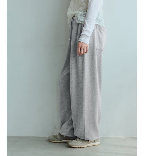 IENA LA BOUCLE「IENA LA BOUCLE ピグメントバイオスウェットパンツ」|その他|