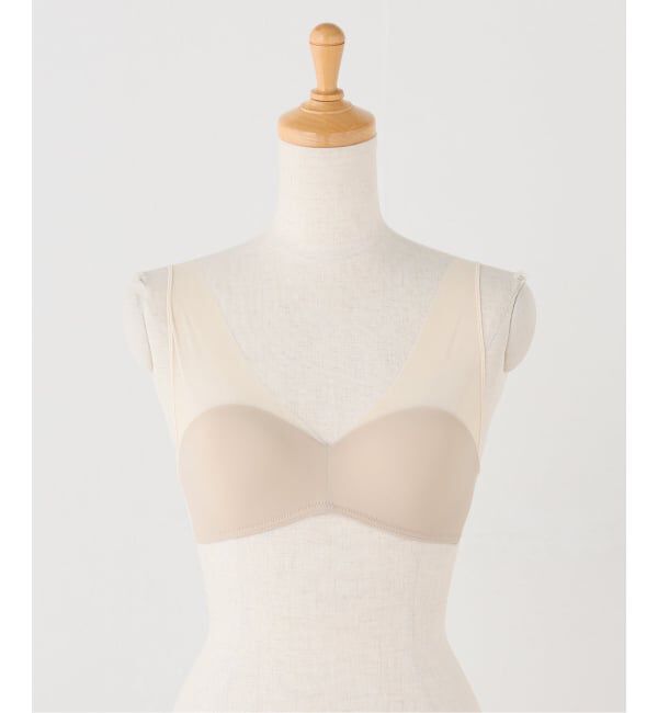 IENA「NICENICE MOMENT/ナイスナイスモーメント MESH FINE STRAP BRA」|インナー|ベージュ