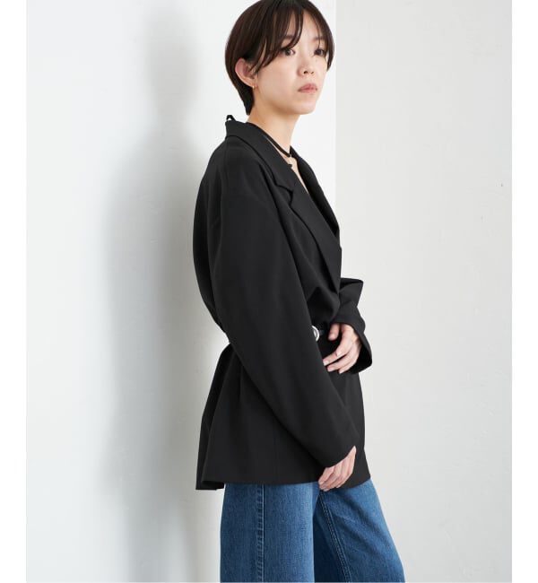 IENA「《一部店舗限定》ライトトロビッグジャケット」|テーラードジャケット|