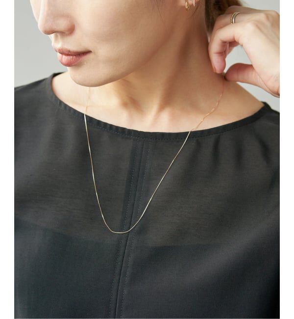 IENA「《追加予約》IENA 10K necklace 70cm ネックレス」|ネックレス|