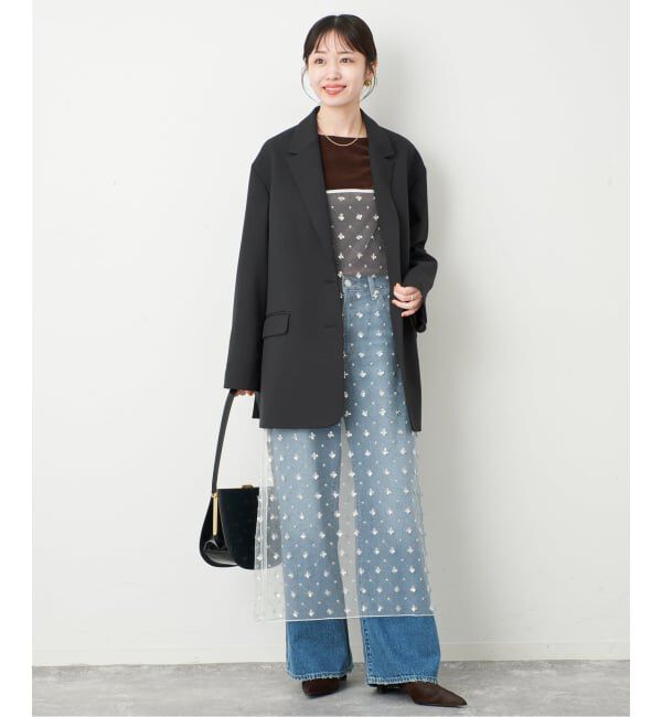 SLOBE IENA「FLOWER BIJOU キャミワンピース」|ワンピース|