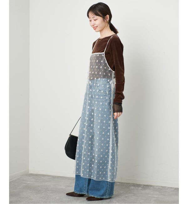 SLOBE IENA「FLOWER BIJOU キャミワンピース」|ワンピース|