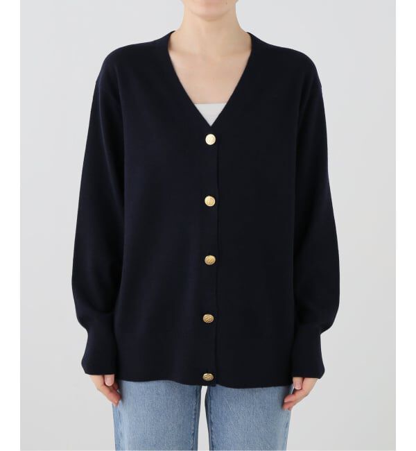 IENA「Raspail/ラスパイユ METAL BUTTON CARDIGAN カーディガン RK-221」|カーディガン|