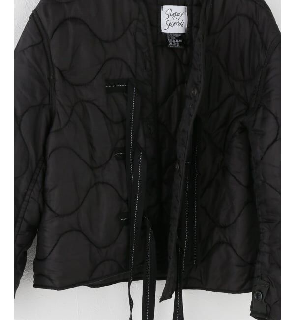 IENA「SLOPPY/スラッピー SECONDS 別注リボンJK ブルゾン MILITARY LINER TIE」|その他|