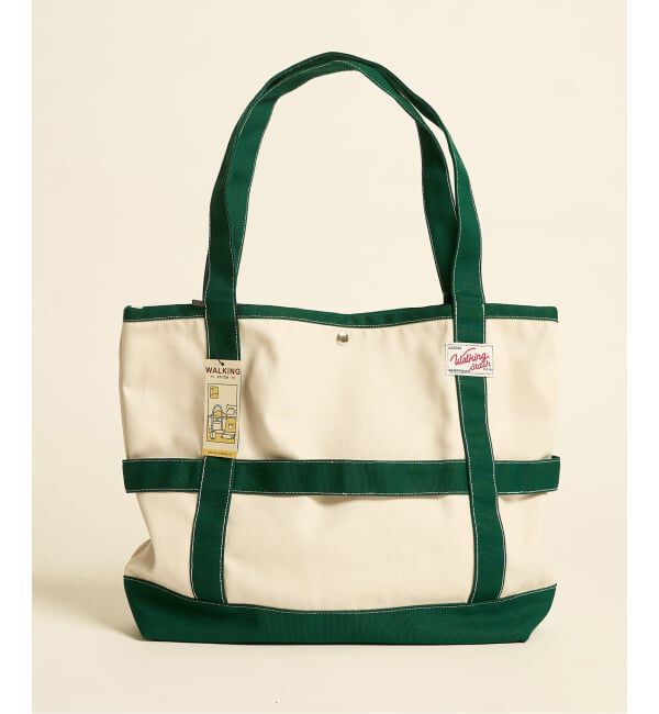 417 EDIFICE「WALKING STITCH &times; 417 daddy tote bag」|トートバッグ|グリーン