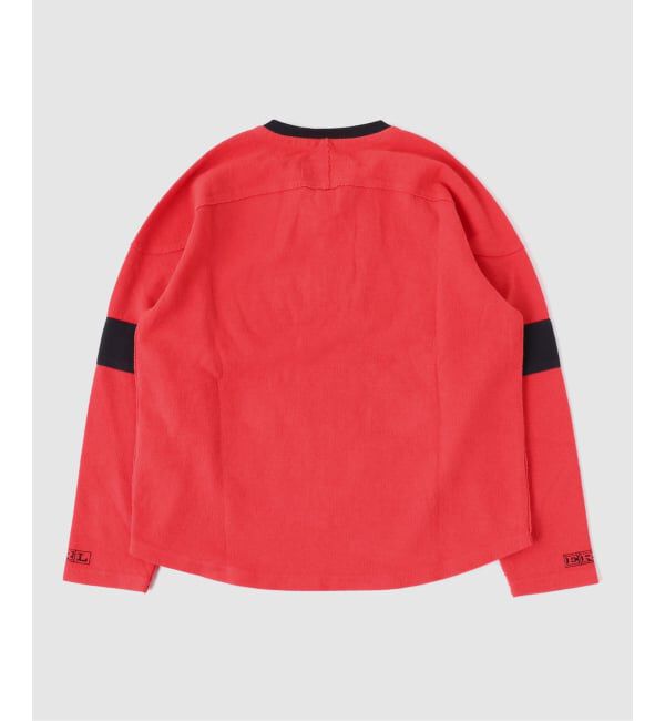 PULP「ERL / イーアールエル UNISEX RED HOCKEY SWEATSHIRT KNIT」|ニット・セーター|
